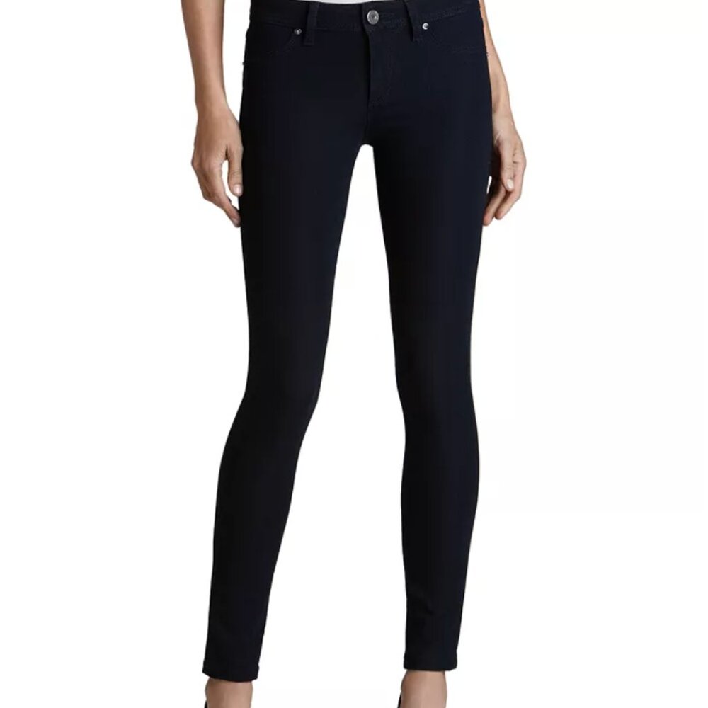 EUC DL 1961 Emma Power legging Skinny Jean, Dark Blue, size 30